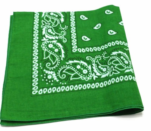 Bandanas de cachemira X-Grandes de algodón sin decoloración 27 x 27 pulgadas fiesta vaquero western - Imagen 27 de 30