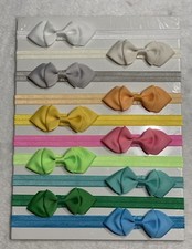 10 Pcs Infant Kid Girl Baby Toddler Bow Soft Elastic Headband Hair Band Headwear