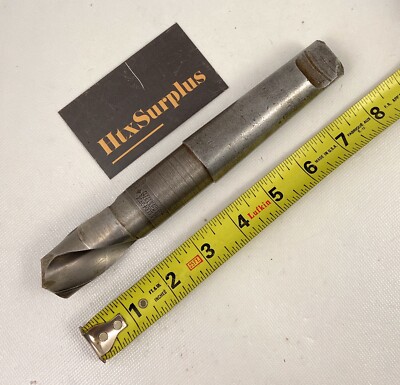 Cle-Force 1-1/8'' (1.125'') HSS Twist Drill, 8.25'' OAL Morse Taper #4 4MT Shank