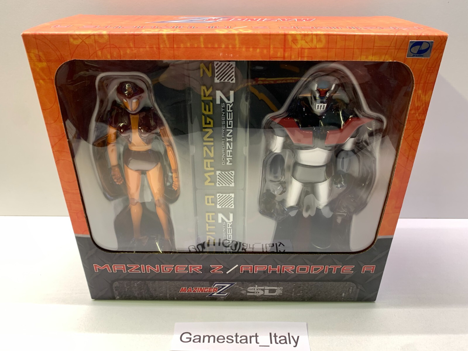 MAZINGER Z & APHRODITE A STATUE - NEW OFFICIAL DYNAMIC SD TOYS - MAZINGA FIGURE