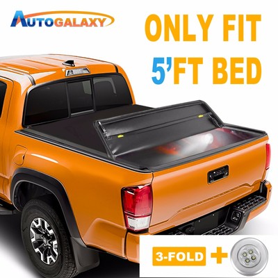 5ft Tri Fold Soft Truck Bed Tonneau Cover For 2019 2020 Ford Ranger Waterproof Ebay