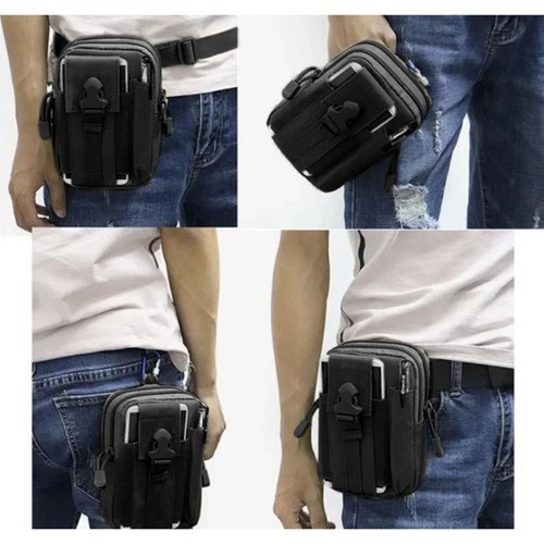 Outdoor Molle Smartphone Taktische Gürteltasche + Gürtel Bauchtasche Hüfttasche - Bild 3 von 9