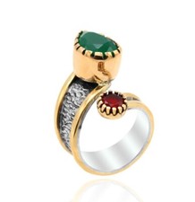 Handmade Authentic Ring Jewelry Made of Sterling Silver