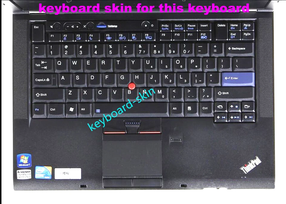 Cubierta de revestimiento de teclado para IBM Lenovo ThinkPad T410 T420 T510i T520 X220 W510 W520 Foto 3 de 4