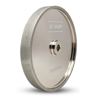 UF-SHARP CBN Grinding Wheel 8 inch, 8'' Dia x 1'' Wide x 5/8'' Bore, Aluminum Body