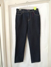 Gloria Vanderbilt Women's Amanda Straight Dark Blue Denim Jeans Sz 10 P