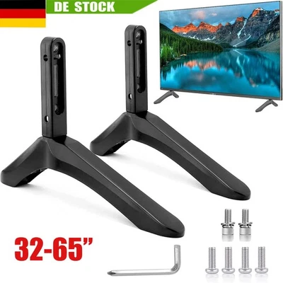 MARKENLOS TV Ständer 32-65 Zoll Fernseher Standfuß Universal Höhenverstellbar TV Halterung