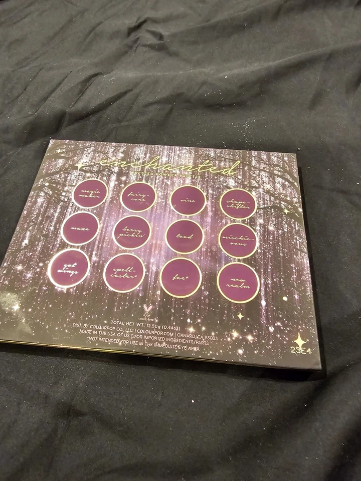 Colourpop Enchanted 12 Color Eyeshadow Palette Discontinued New No Box - Image 3 of 3