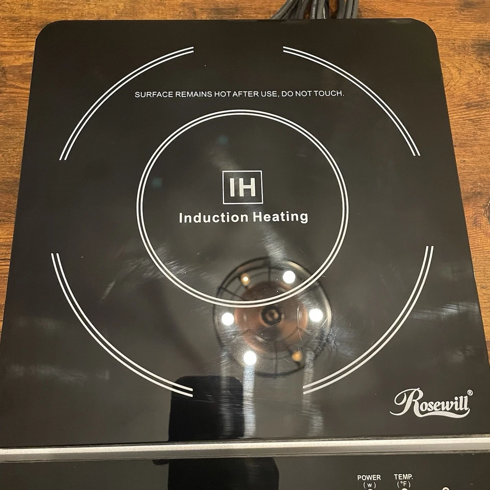 ✅Rosewill RHAI-13001 1800 Вт индукционная плита электрическая варочная панель, портативная #️⃣0138 - Изображение 2 из 4