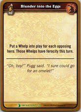2006 Blunder into the Eggs 2 Uncommon World of Warcraft WOW TCG CCG