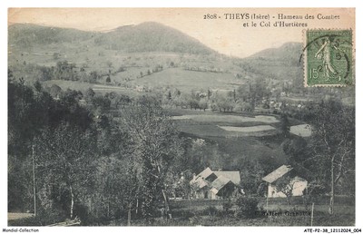 ATEP2-0096-38 - THEYS - Hmeau des combes et le col d'Hurtieres