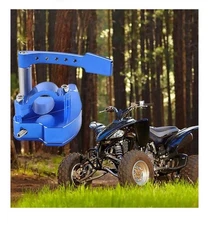 Billet Universal 7/8" ATV Thumb Throttle Lever Controller Blue Aluminum