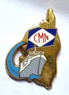 Pin's Arthus Bertrand CMN Corse compagnie maritime 9