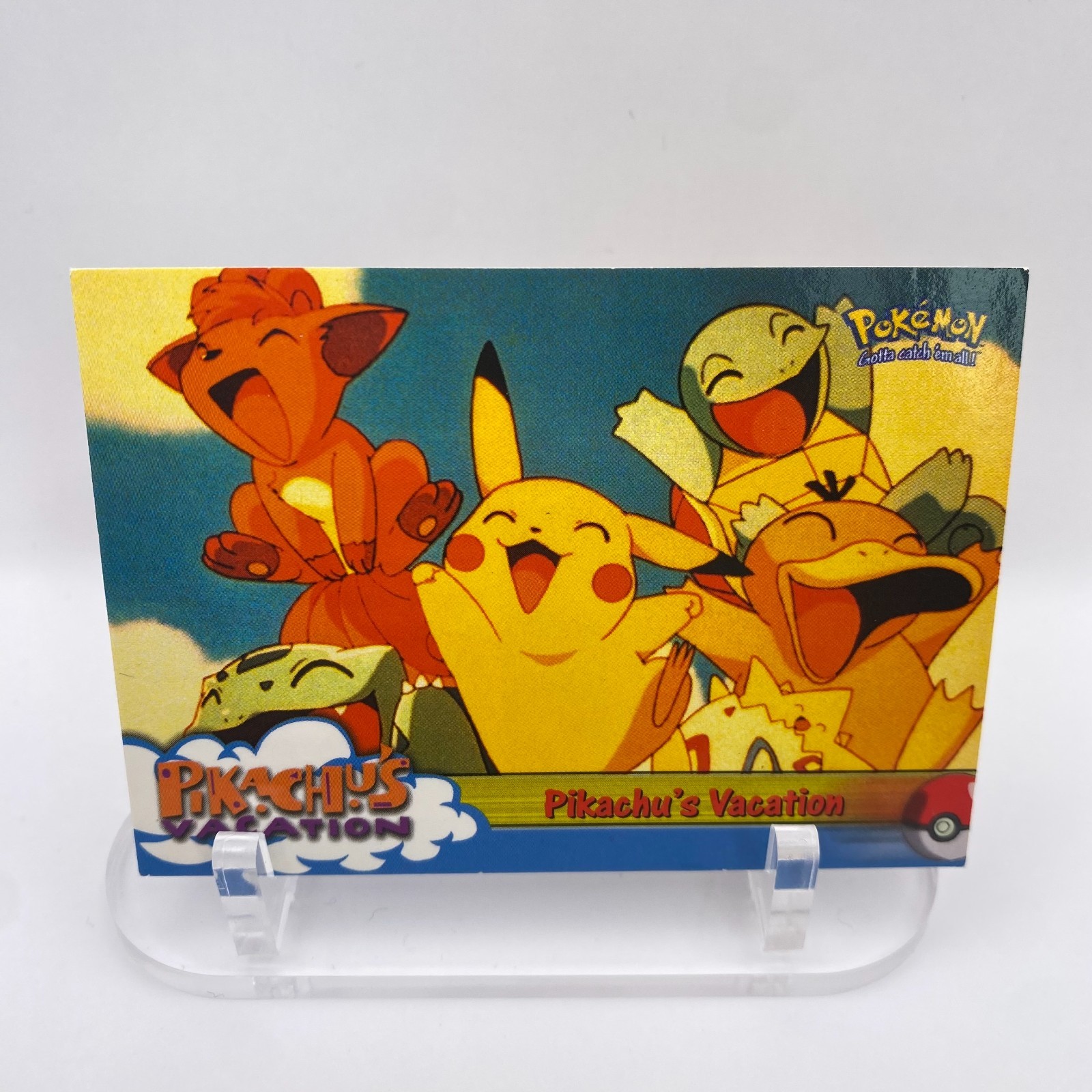 Topps Pokémon Cards - Choose Your Card - Pikachu's Vacation Blue Logo Vintage LP