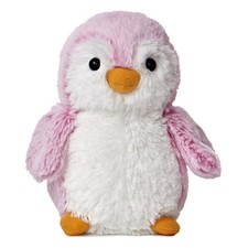 Aurora Pompom Penguin Pink 6 Inch Plush NEW IN STOCK