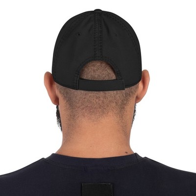 Satoshi in Japanese Distressed Dad Hat - Embroidered Vintage Cap