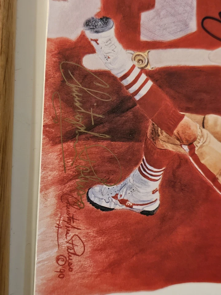 Revista deportiva de fútbol americano Joe Montana 49ers autografiada Legends - Como nueva Foto 4 de 4