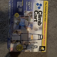 Climb Cart by Bulbhead the Folding Cart that Climbs Stairs w/Ease No Carry Bag