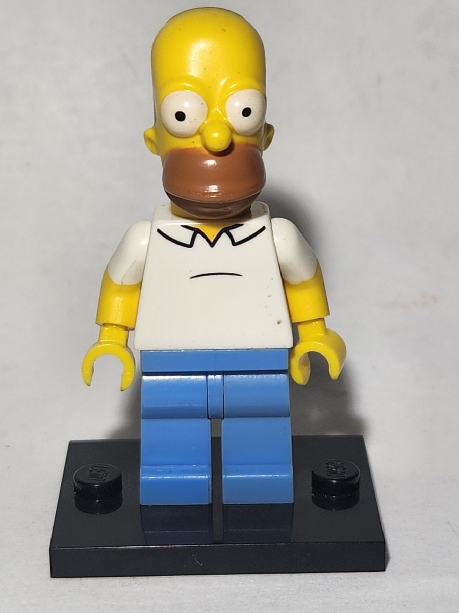 LEGO Homer Simpson Minifigure Minifig Retired - Rare The Simpsons 