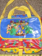 Romar International Corp Roma Kids 1992 Vintage Y2k Retro Dinosaurs Sling... Romar International Corp Roma Kids 1992 Vintage Y2k Retro Dinosaurs Sling...