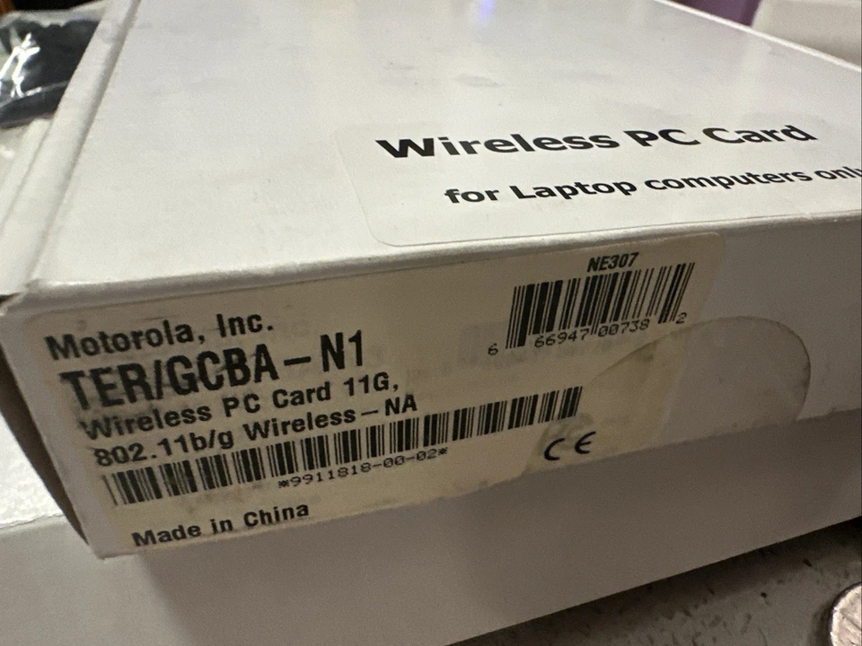 NIB-Netopia TER/GCBA-N3 laptop WiFi-NA adaptor PC Card - Image 3 of 4