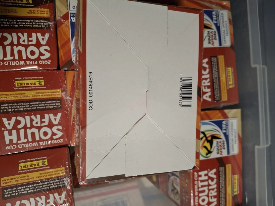 Pegatinas Panini Sudáfrica 2010 Mundial Caja Sellada 100 Paquetes Messi Ronaldo Foto 4 de 4