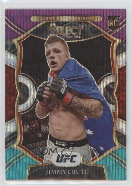 2021 Panini Select UFC Concourse Tri-Color Prizm Jimmy Crute #73 0zb7