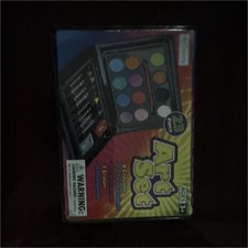 Kids Art Set Watercolor Paint Set with Crayons & Pencil Sharpener