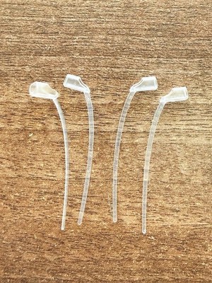4 pcs New Oticon miniFit Ear Grips for MiniFit Receivers. Size 85dB Speakers