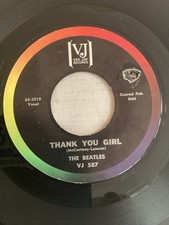 BEATLES 45 VEE JAY 587 THANK YOU GIRL / DO YOU WANT TO KNOW A SECRET