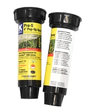 Lot of 2 K-Rain Pop Up Spray Head Sprinklers Plastic 4" 24153 Genuine OEM