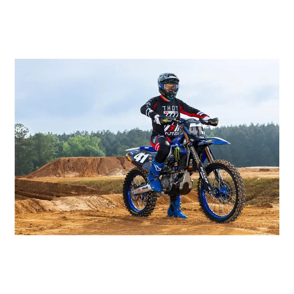 Thor MX Combo Hose Shirt Launchmode Futura schwarz rot Motocross Set Handsc - Bild 2 von 4