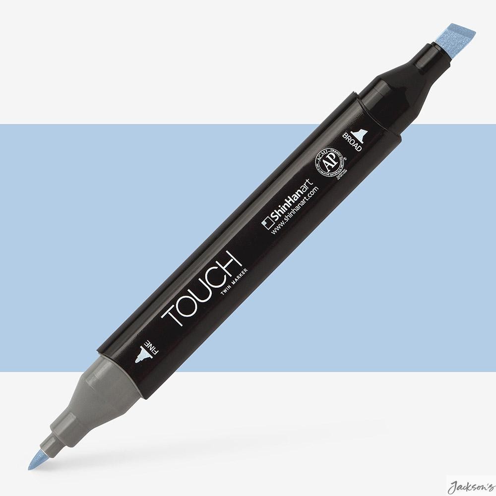 ShinHan Touch Twin Marker Pen Alcohol Based PB272 Grayish Blue Pale Illustration