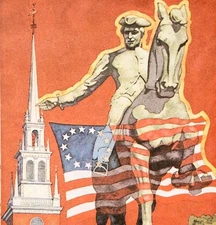 1976 Citgo Road Map Bicentennial Eastern US American Revolution Vintage 9 DWF10