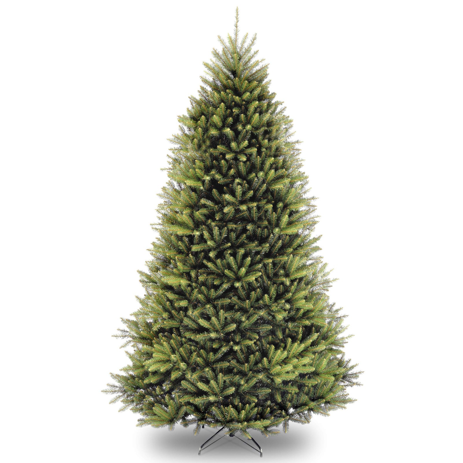 Artificial Full Christmas Tree, Green, Dunhill Fir, Includes Stand, 9 Feet