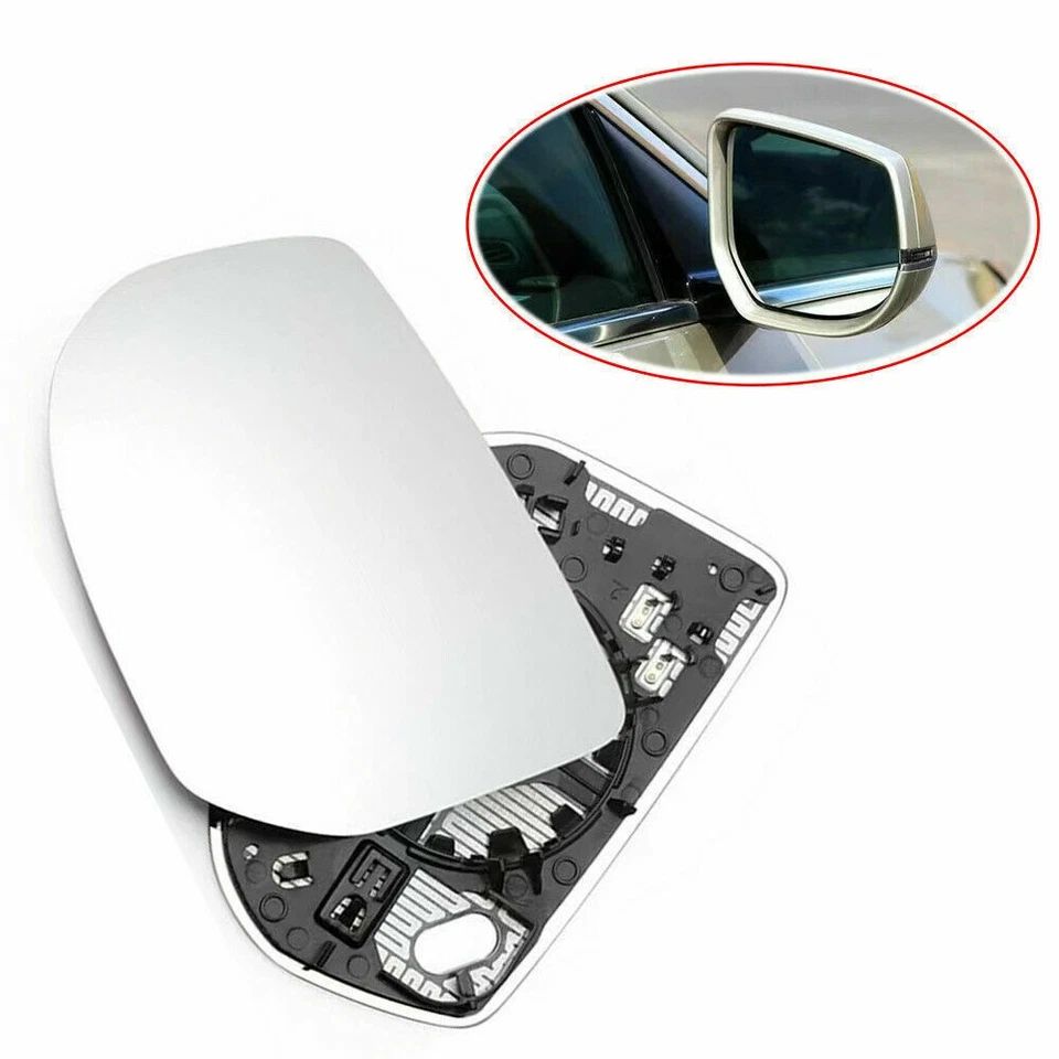 Rearview Mirror Glass Fit For Cadillac XTS 2013-2019 Transparent Clear Glass Foto 4 de 4