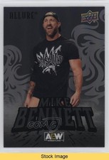 2024 Upper Deck Allure AEW Black Rainbow Mike Bennett #100 READ 1d0j