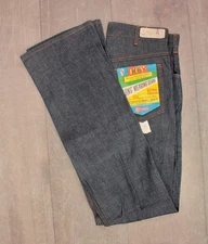 Men's VTG 1970s NOS Key Bootcut Flare Jeans Sz 31x34 70s