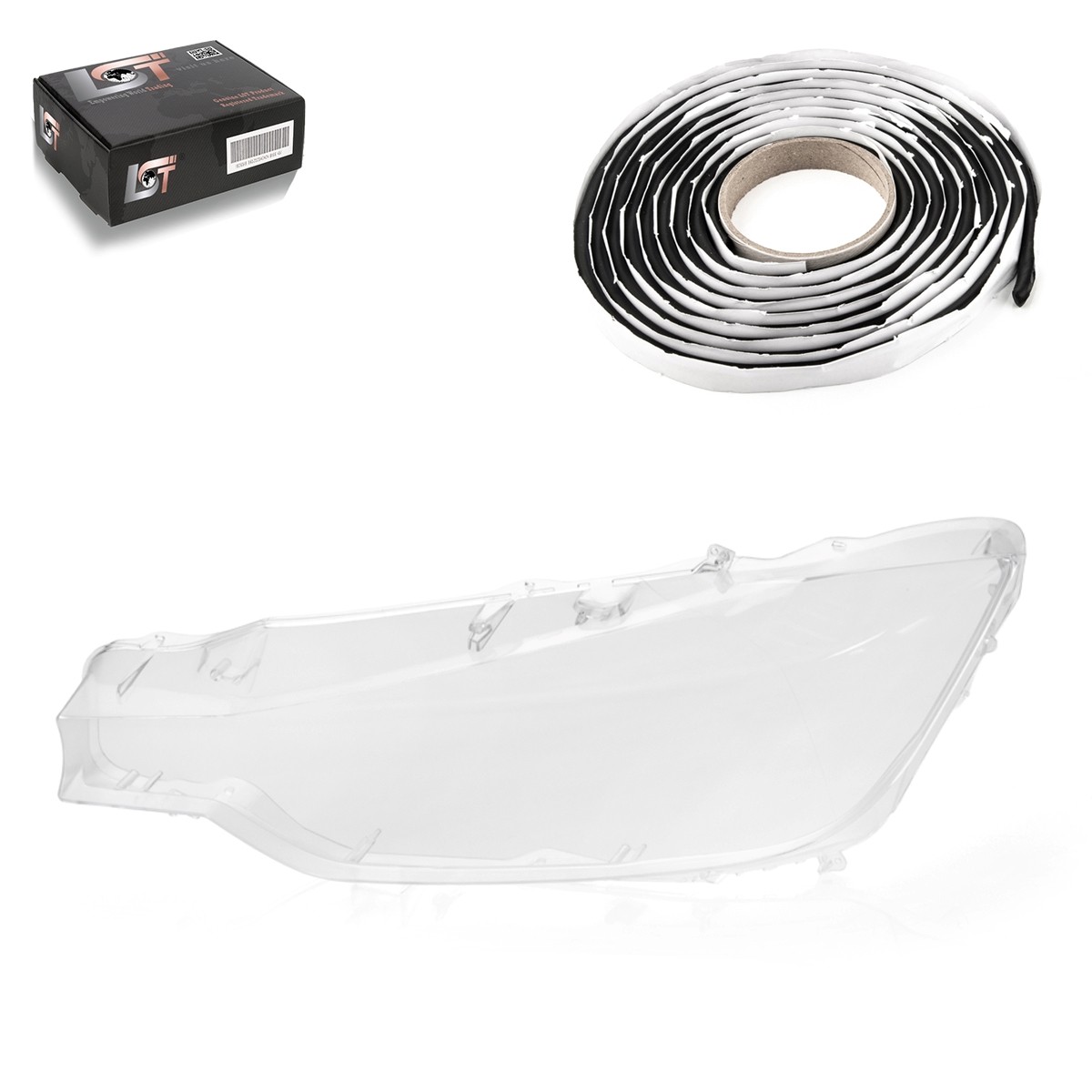 Headlight Glass Diffuser Protection Lens Left For BMW 3 F30 F31 2011-2015