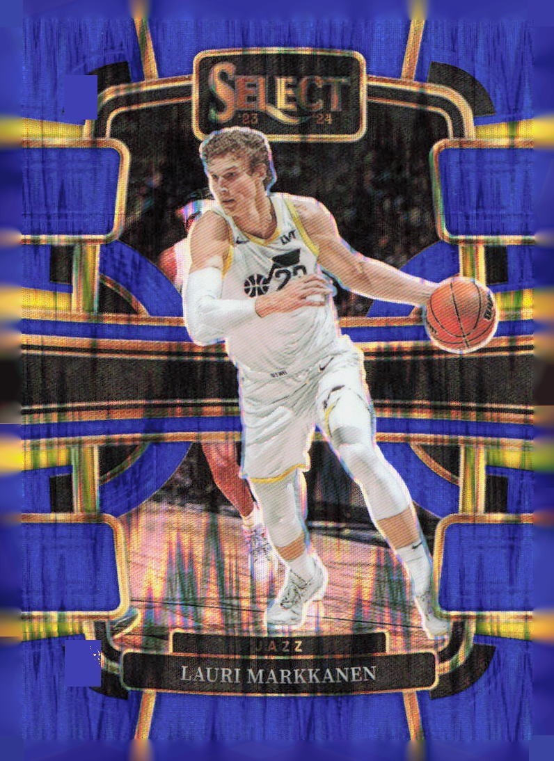 2023-24 Panini Select #19 Lauri Markkanen Blue Flash Prizm #/99 (B119)