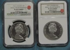 1965 CANADA SILVER $1 DOLLARS..NGC PL65 CAMEO..SMALL BEADS PT5 &BLUNT 5..2 COINS