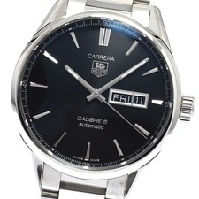 Orologio Uomo Automatico TAG HEUER Carrera Calibro 5 WAR201A-1 Data Giorno_935135