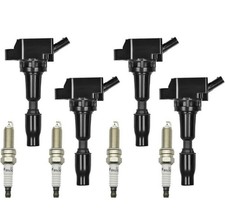 Ignition Coil Pack and Iridium Spark Plugs Kit, UF764 93175, for Hyundai Sonata