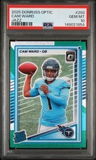 2025 Panini Donruss Optic - Cam Ward / Jazz SSP PSA 10 - No. 293