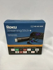 Roku Streaming Stick+ 3811R (Headphone Edition) 4K HDR Media Streamer - Black