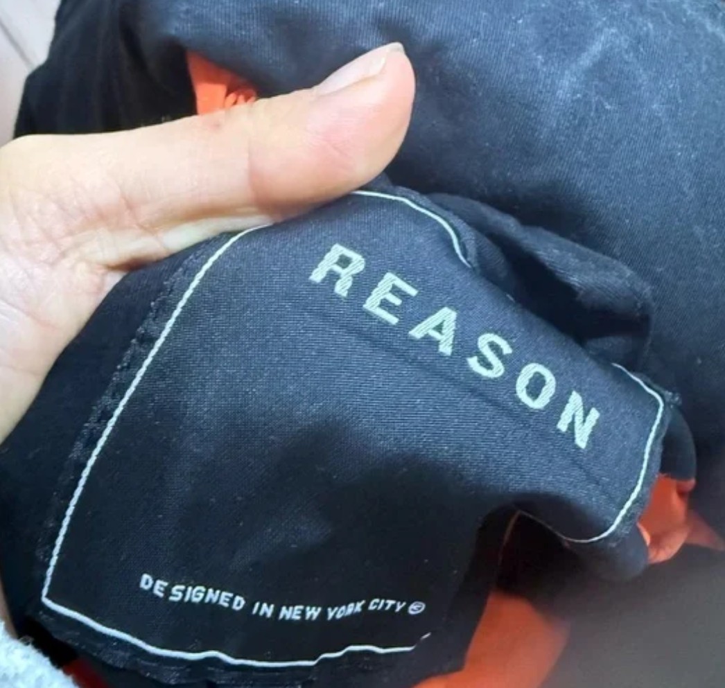 Reason Patchwork Back Graphics Black Eclectic Hea… - image 8