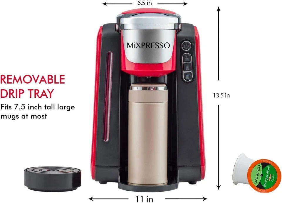 Compact Classic Espresso Machine - Single Cup Brewer with Auto Shut-Off Feature - Image 4 of 4