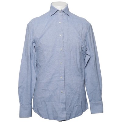 Hellmann's, Hemd, Größe: 39, Blau, Baumwolle, Sonstiges, Herren #6w0