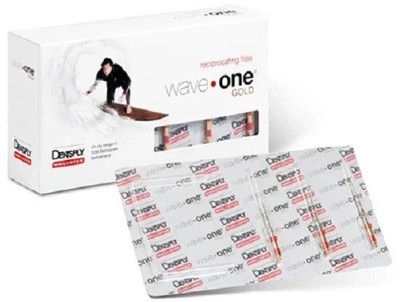 Waveone Gold ENDODONTIC RECIPROCATING Files Dentsply 3pk( FREE SHIPING)