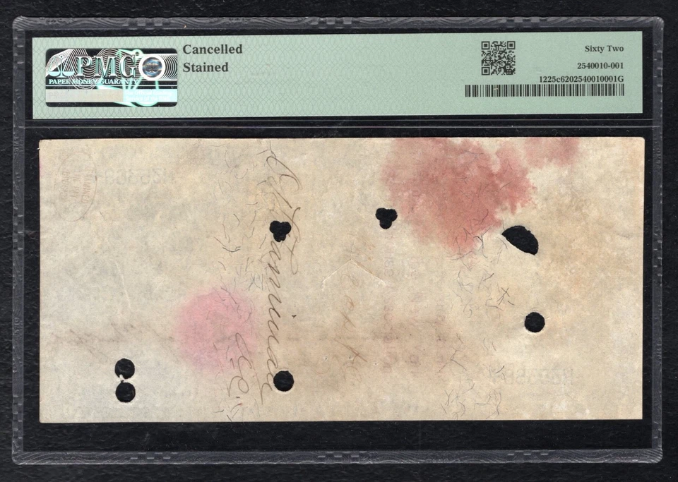 FR 1225c 1900 $10,000 TEN THOUSAND DOLLARS GOLD CERTIFICATE PMG UNCIRCULATED-62 - Image 2 of 2